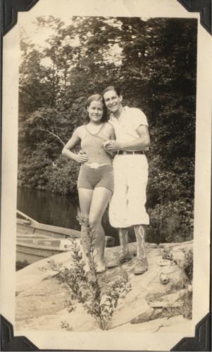 Ann Saaf And Jim McCormack Snake Rock 1931