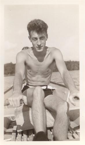 Dad Rowing 1938