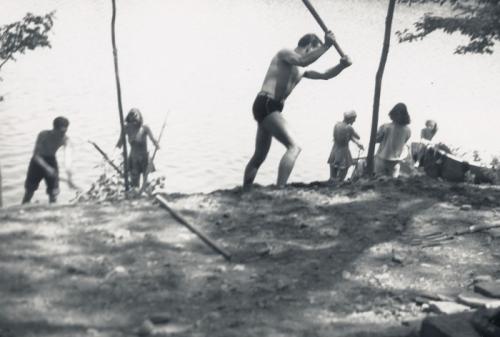 1941 Summer working at the lake front