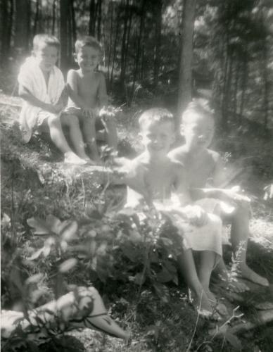 Charlie Saaf Ricky Teddy Doug Lake T 1952