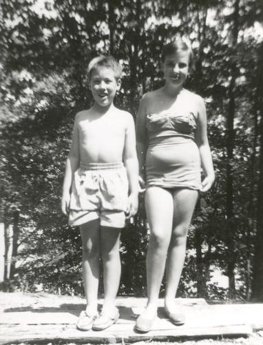 Teddy and Janet Davids Lake T 1954