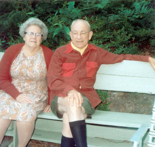 1971 July 10 Laurel and Harry at Lake Teedyuskung