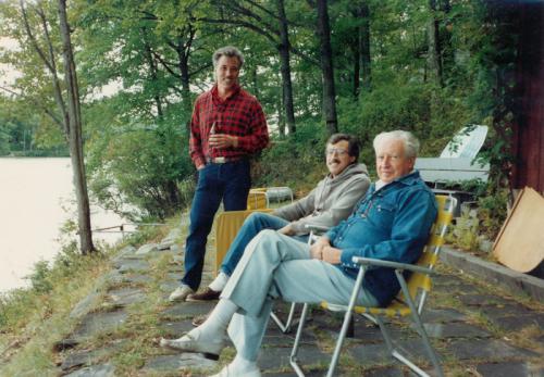 11 September 1988 Ted Rick and Lew at Pump House