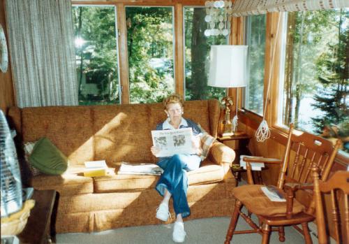 1988 August Pearl on Porch now dining room